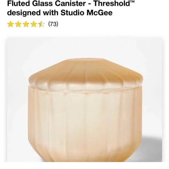 Studio McGee - Fluted Glass Canister​ - Picture 10 of 11